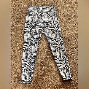 Zebra Print Kids Leggings